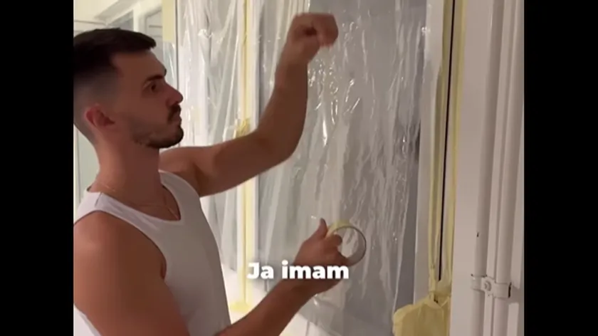 Hırvatistanlı genç, dairesini yenileyerek binlerce avro tasarruf ettiğini aktardı