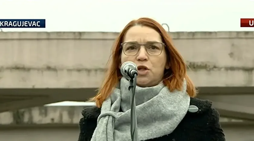 Kragujevac'ta Profesör Kleut: Sırbistan'da vatandaşların hakları için mücadele sürecek