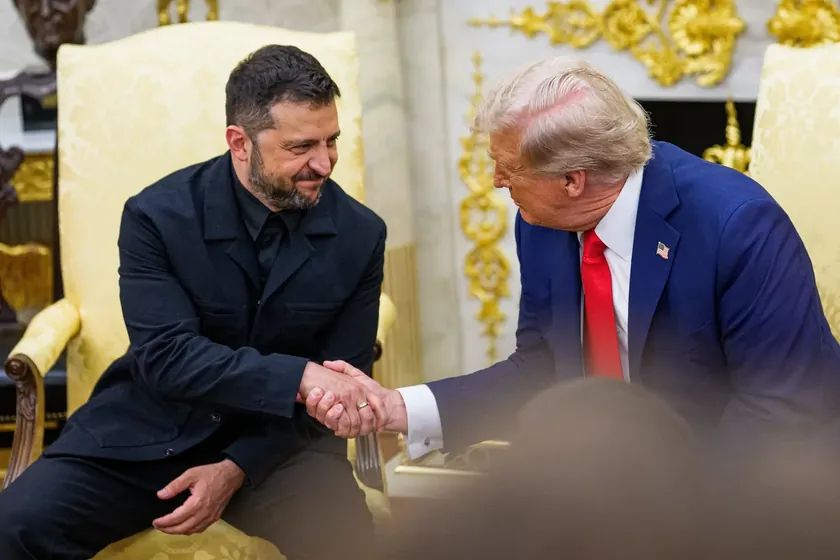 Zelenski ve ABD Başkanı Trump ile Ukrayna'da barış görüşmesi için umutlu.