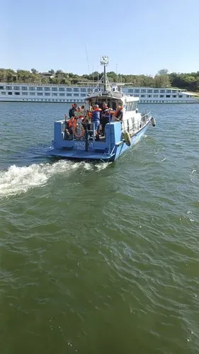 Sırbistan'da düşük suyunun neden olduğu bir gemi kazası sonucunda 186 yolcu kurtarıldı.