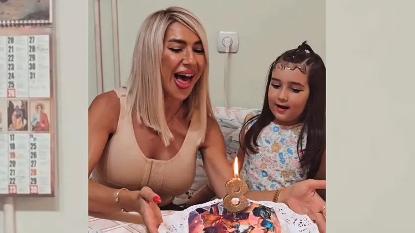Sırp televizyoncu Jovane Jeremić'in kızı Lea bugün 8. yaş gününü kutluyor.