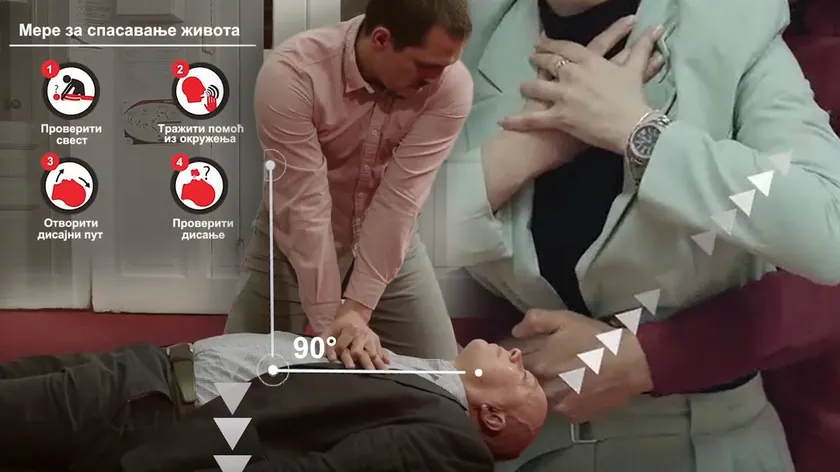 Sırbistan Kızılhaçı'ndan hayat kurtaran üç acil durumda ilk yardım rehberi