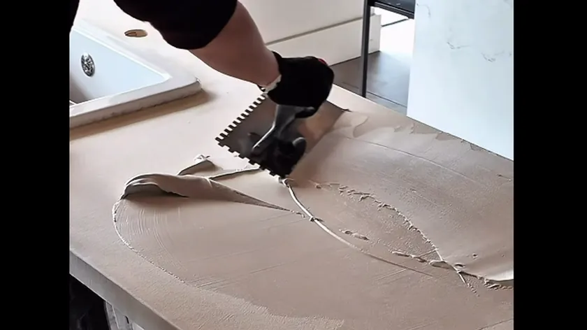 Mikrocement artık mutfaklarda da kullanılıyor.
