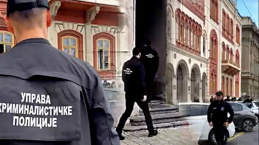 Sırbistan Belgrad'da Rektörlük Binasına Polis Baskını: Geniş Kapsamlı Soruşturma Başlatıldı