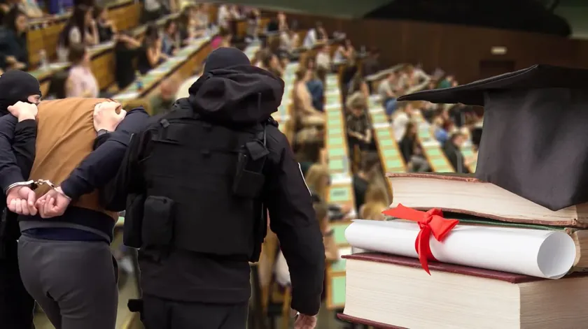 Sırbistan'da Öğrenci Blokajı Hareketi Üyeleri Polis Tarafından Gözaltına Alındı