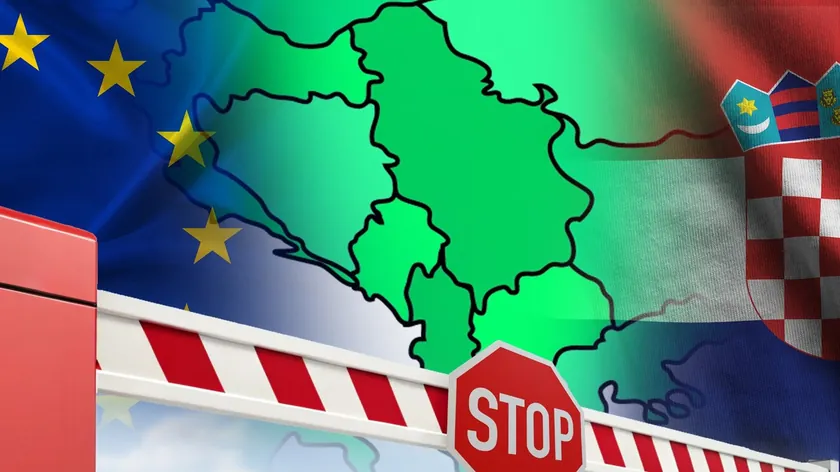 Hrvatski veto trese Balkan Zagreb komşularına EU yolunda engel oluyor.