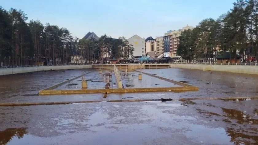 Sırbistan Zlatibor Gölü turizm sezonu öncesinde kapsamlı bahar temizliğine girdi