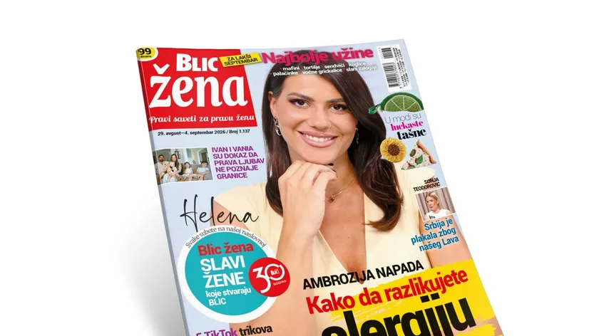 Yeni sayı "Blic žene" POKLON KUVAR Receptler Hemen Deneyin İsteyeceksiniz - Okul ve İş İçin Mükemmel Atıştırmalıklar