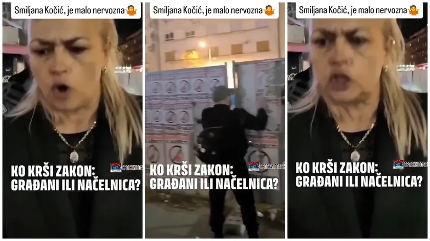 Sırbistan'ın Novi Sad kentinde vekil müdürden aktivistlere kimlik ibrazı reddi