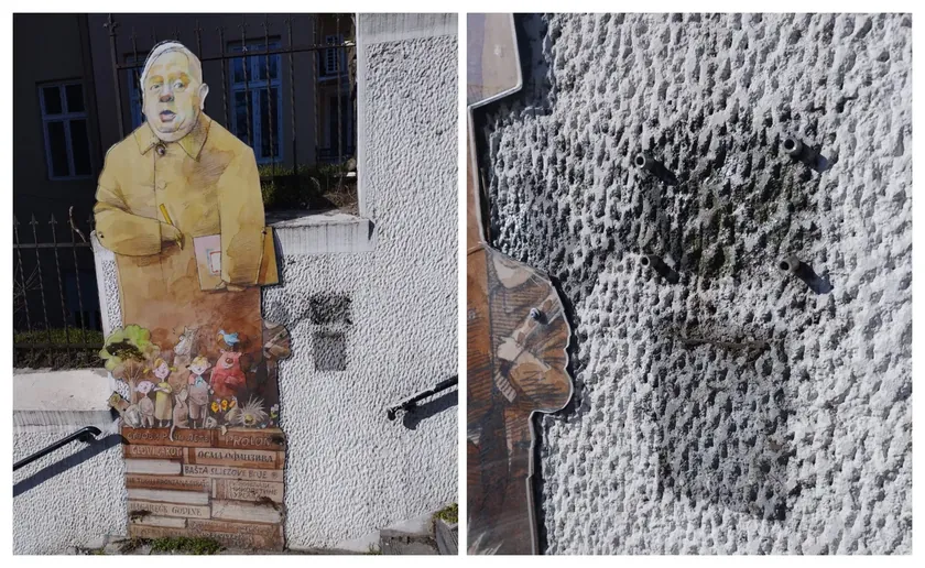 Belgrad'daki Branko Ćopić Anıtı Dördüncü Kez Saldırıya Uğradı ve Tahrip Edildi