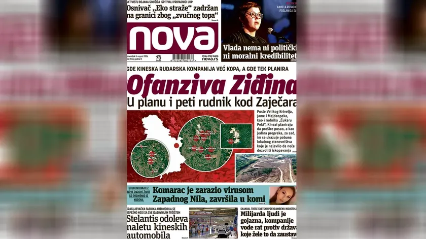 Sırbistan'da yeni bir maden açmak planlanıyor.