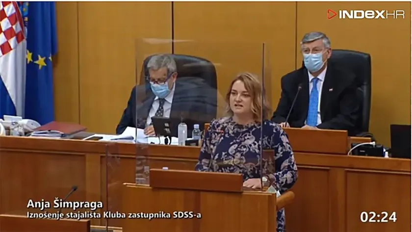 Sırp asıllı bir milletvekili, Sırbistan'daki olaylar için hak arayışının Hırvat kurbanlarının acısını azaltmadığını söyledi.