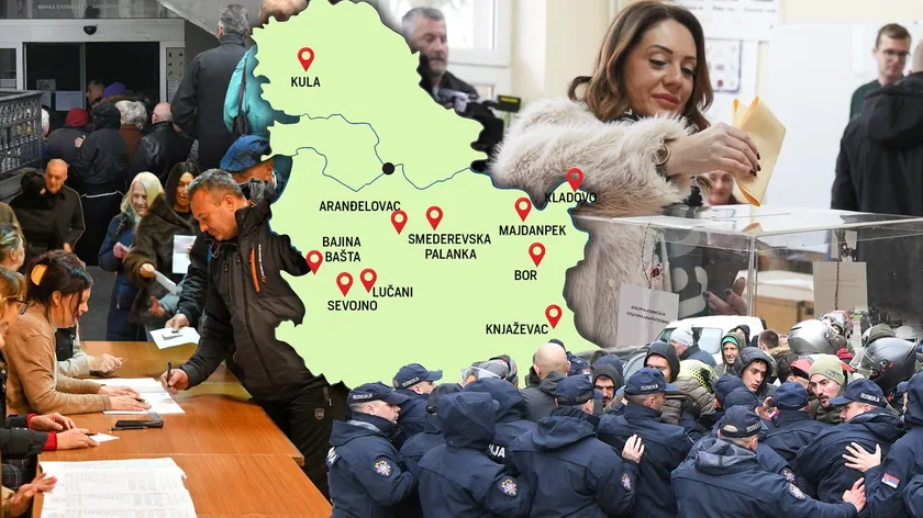 Sırbistan'daki yerel seçimler sona erdi, ilk sonuçlar gece açıklanacak