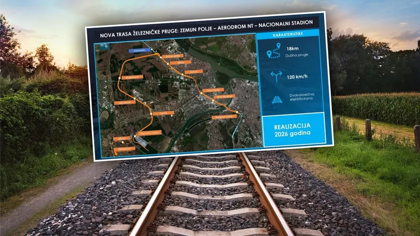 Zemun polje-Havalimanı-Ulusal Stadyum hattı gelecek yıl mart veya nisanda açılacak