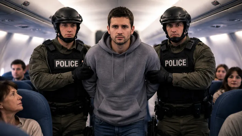 Polonya'da Dortmund Uçağında Aranan Firari Yakalandı Operasyon Uçuşu Geciktirdi