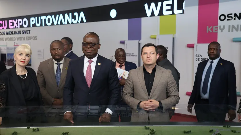 Sırbistan Ticaret Bakanı Jagoda Lazarević ve Zimbabve Dışişleri ve Uluslararası Ticaret Bakanı Amon Murvir Ekspo 2027'yi ziyaret etti.