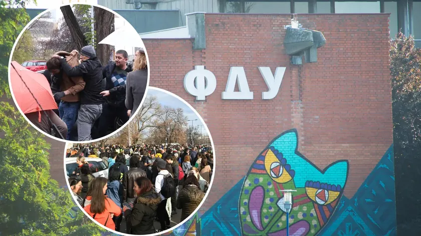 Sırbistan'da blokada protestolarıyla sonuçlanan bir öğrenci hareketi var.