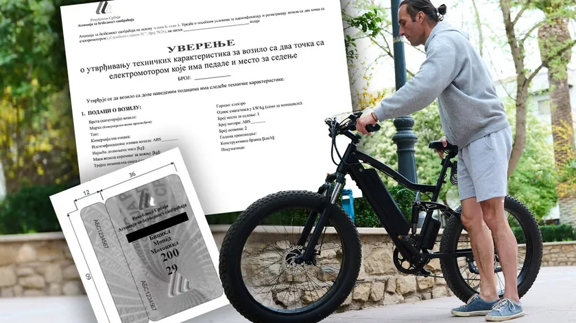 Elektrikli pedalara için kayıt başlıyor "Blic Biznis" öğrendi! Ücretsiz plaka için bu nasıl bir işlem? (FOTO)