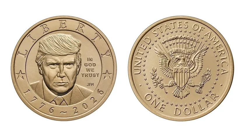 ABD'de Donald Trump'ın yüzüyle yeni bir dolar parası üretiliyor.