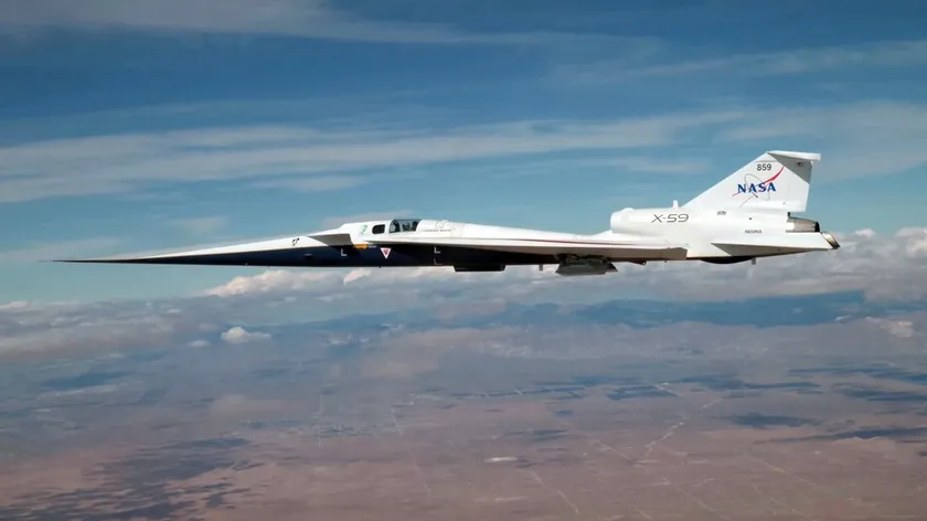 Amerikan Uzay Ajansı NASA'nın X-59 Uçağı Süpersonik Hıza İlk Kez Çıktı