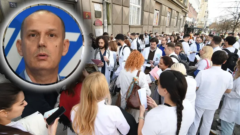 Sırbistan'da bazı öğrencilerin proteste katılımı nedeniyle doktorluk lisanslarını alamayacağı iddia edildi.