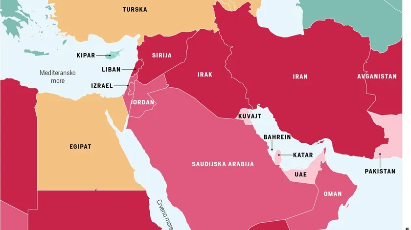 İran Tek Güvensiz Ülke Değil Orta Doğu'da Çatışmalar Yayılıyor Yeni Harita