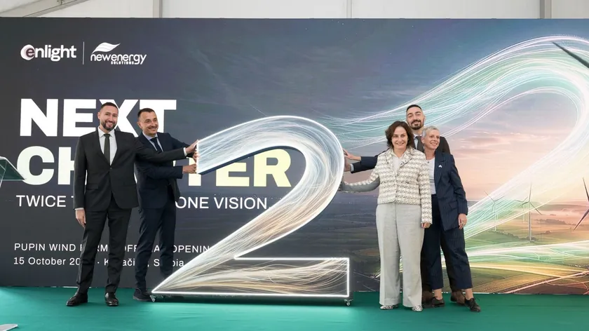 Sırbistan'da 140 milyon euroluk Pupin rüzgar santrali açıldı
