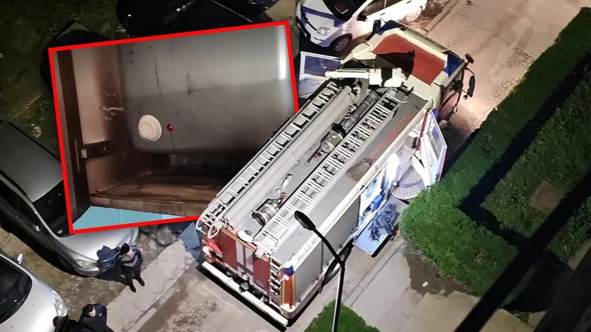 Novi Beograd'da şofben patlaması sonrası yangın çıktı: bir kişi yaralandı