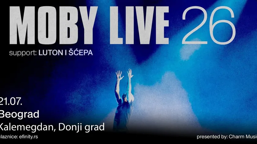 Moby, Kalemegdan'da sahne alacak.