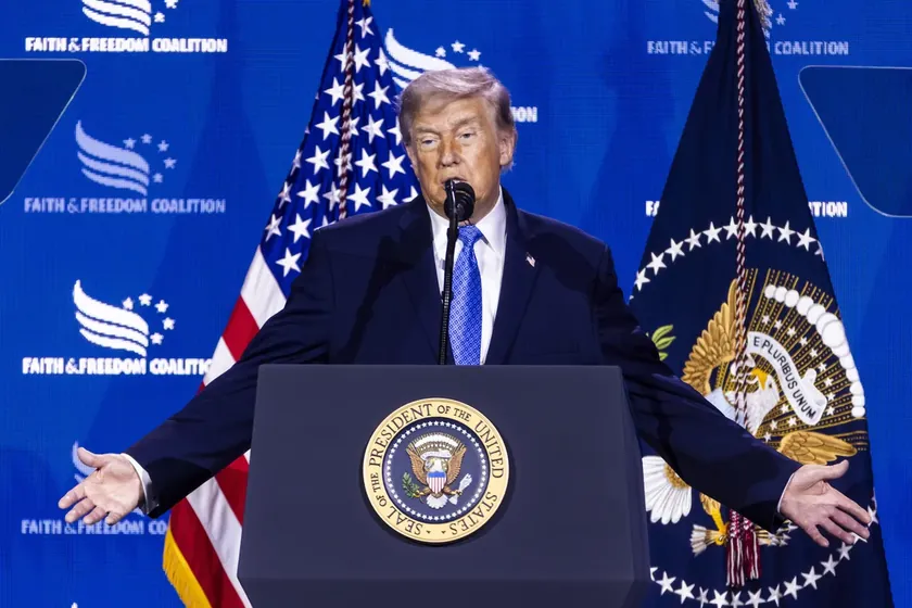 ABD Başkanı Donald Trump İrana karşı sert bir tehdit yöneltti.