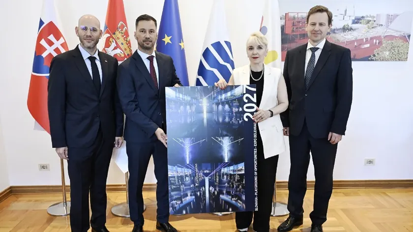 Slovakya, Expo 2027'de serbestçe sunulacak pavilyon konseptini Belgrad'da tanıttı.