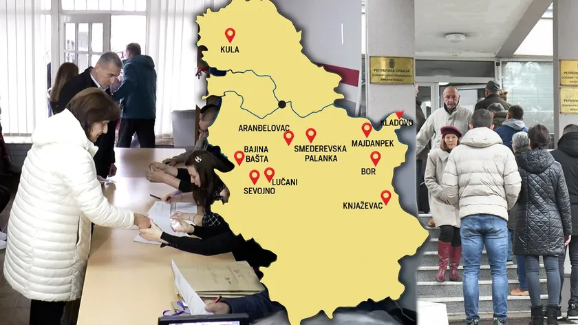 Sırbistan'da On Bölgede Yerel Seçimler Yapıldı, İlk Sonuçlar Akşam Bekleniyor