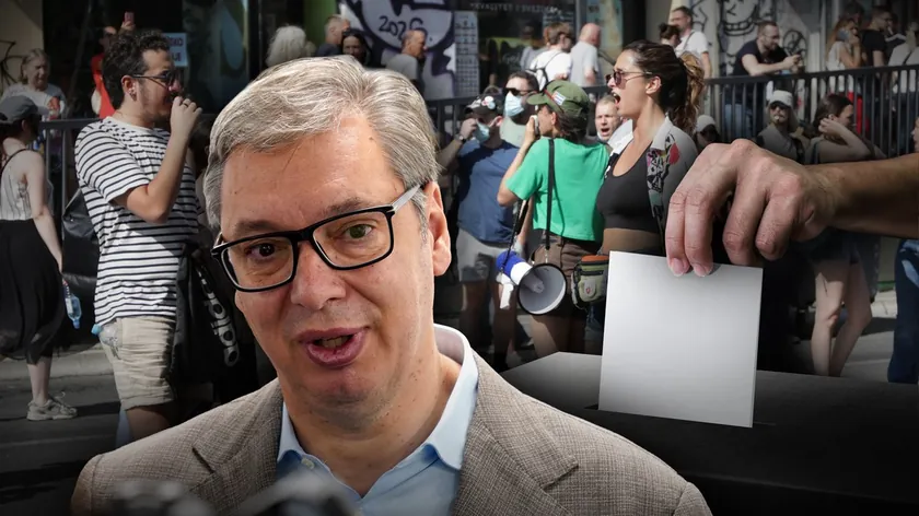 Sırbistan'da Seçimler Yaklaşıyor: SNS Kampanyası Vuciç Odaklı, Öğrenciler Lider Tartışması Yaşıyor