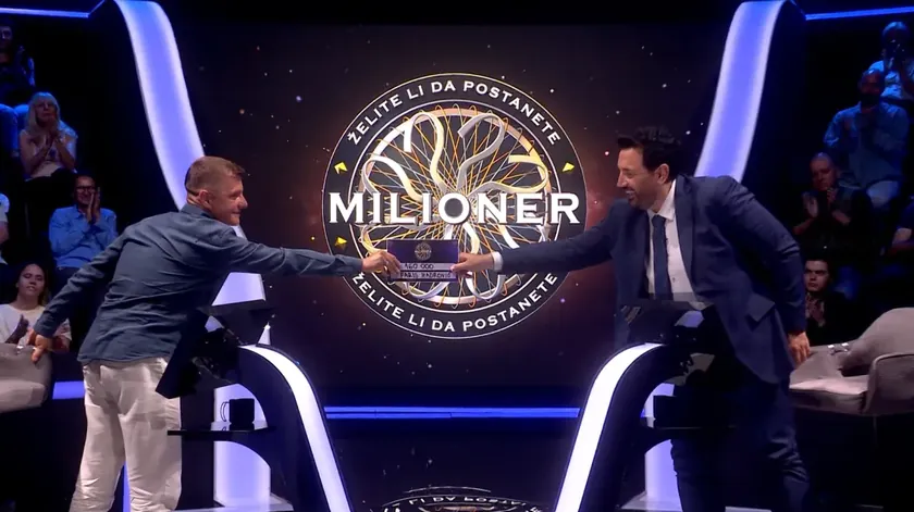 "Milionera" yeni sezonunda yeni bir yardım türü sunuldu Sunucu Ivan Zeljković, yarışmacılara yardımcı oldu