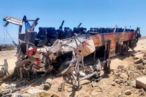 Egipte'de bir kaza sonucu en az 22 kişi hayatını kaybetti.