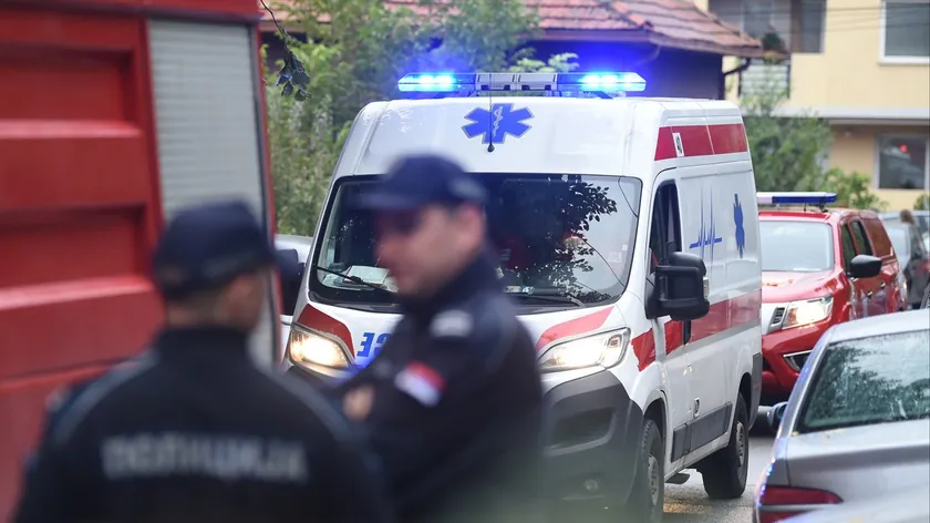 Sırbistan Vladičin Han Yakınlarında Korkunç Kaza: Genç Adam Üst Geçitten Düştü