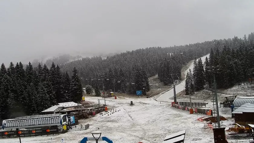 Kopaonik ve Golija'da ilk kar yağışı