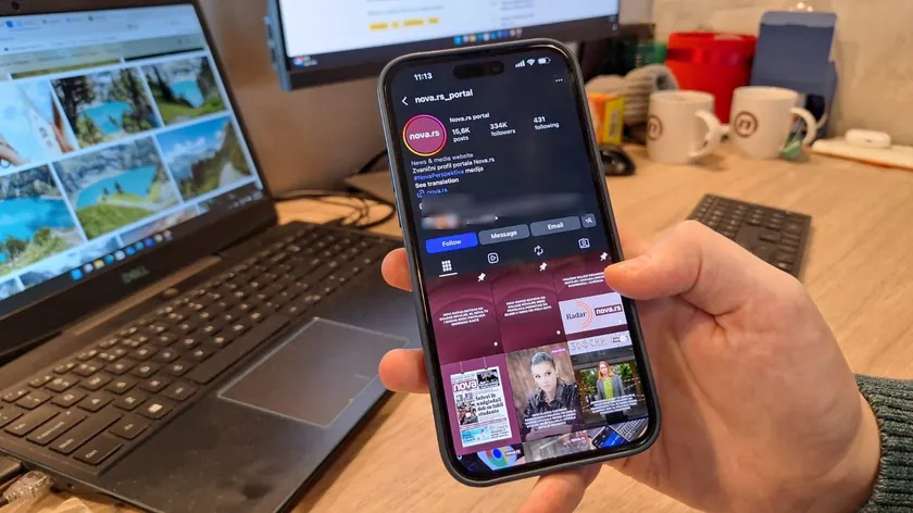 Her üçüncü takipçi Nova.rs'in Instagram hesabında Hindistan'dan