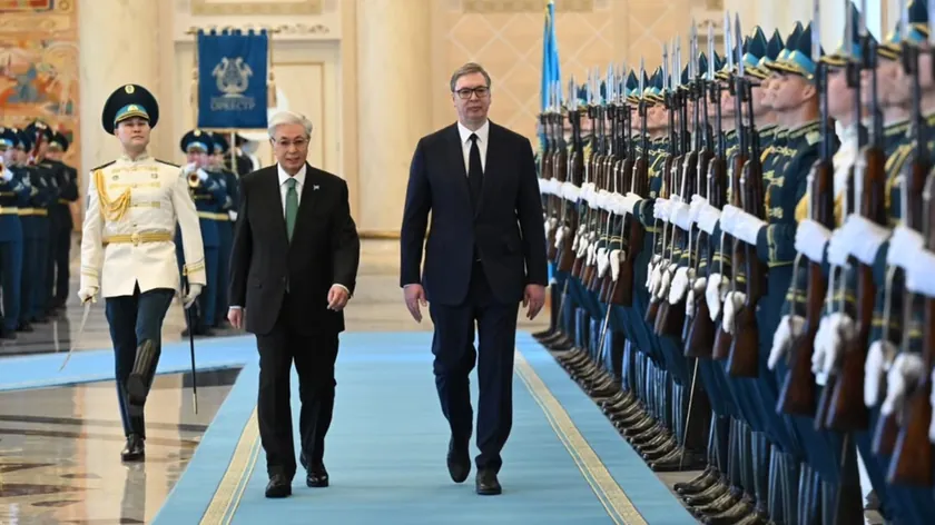 Sırbistan ve Kazakistan liderleri Astana'da buluştu, iş birliği belgeleri imzaladı