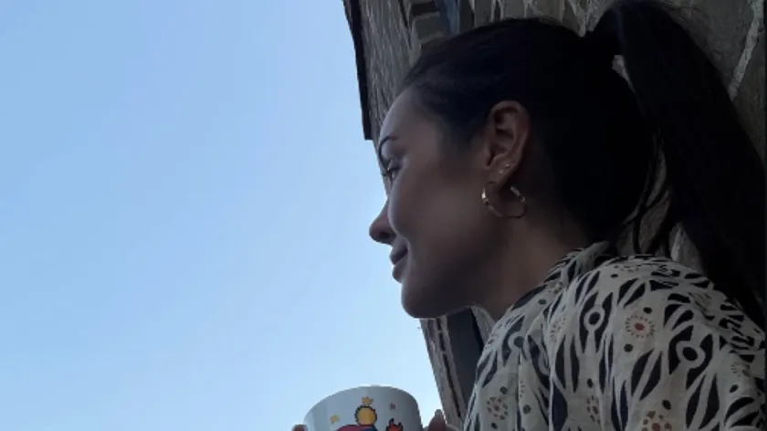 Dragana Mićalović manastırda huzur buluyor.