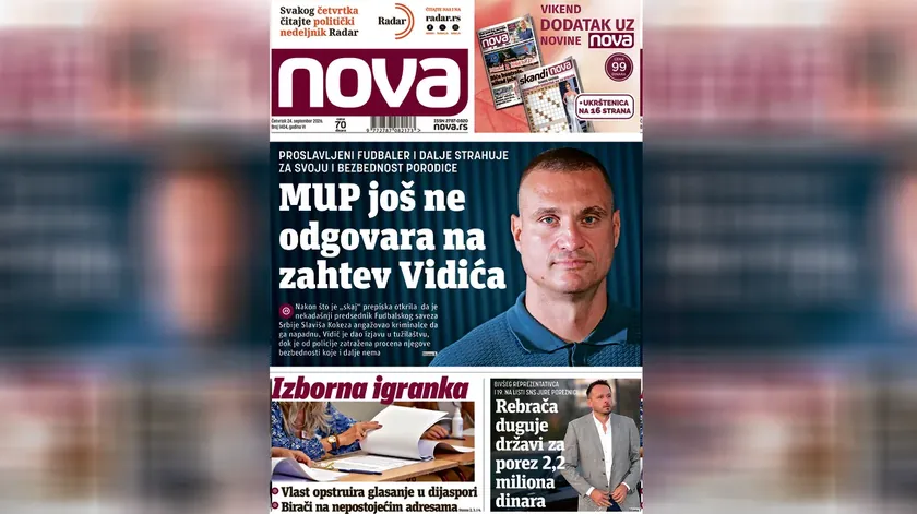 Sırp futbolcu Nemanja Vidić'in güvenliği için MUP hala cevap vermiyor.
