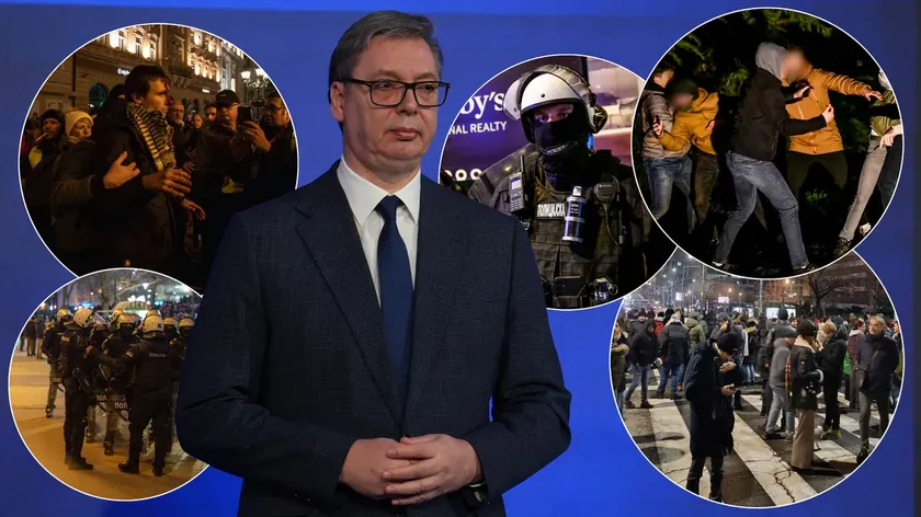 Sırbistan'da Novi Sad Protestolarında Şiddet ve Vučić'in Affetme Kararları Gündemde