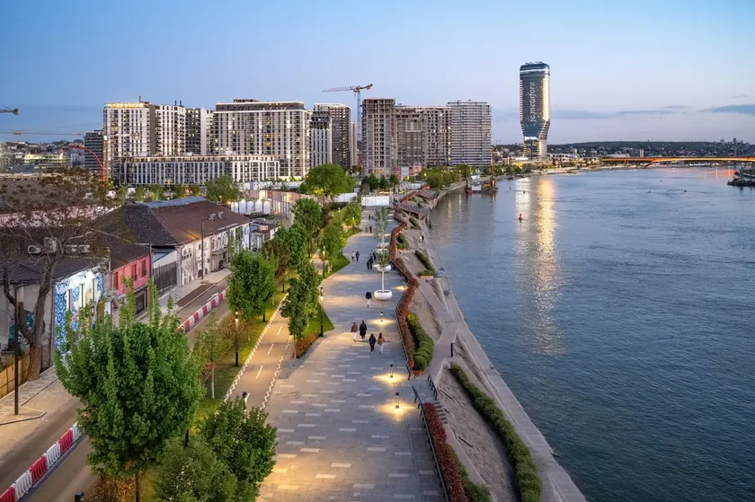 Beograd'da "Beograd Üzerinde" projesi yeni bir bölgeye yayılıyor.