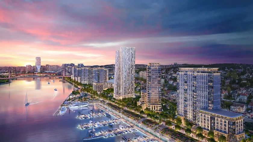 Belgrad'da Sava Kıyısında Yeni Lüks Semt BW Marina Sakinlerini Bekliyor