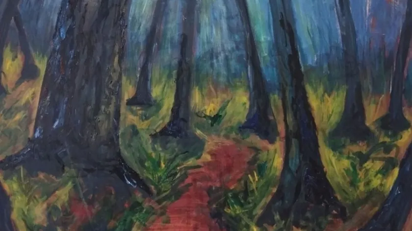 Genç Sırp ressam Andrije Cvetković'in ilk kişisel sergisi "Çeşitli Orman"