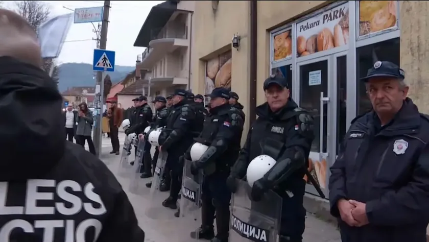 Sırbistan Surdulica'da ölümlü kaza sonrası adaletin sağlanması için büyük protesto yaşanıyor