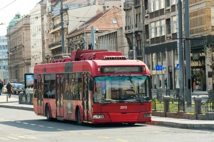 Trolejbus hattı 22 geçici olarak kapatıldı.