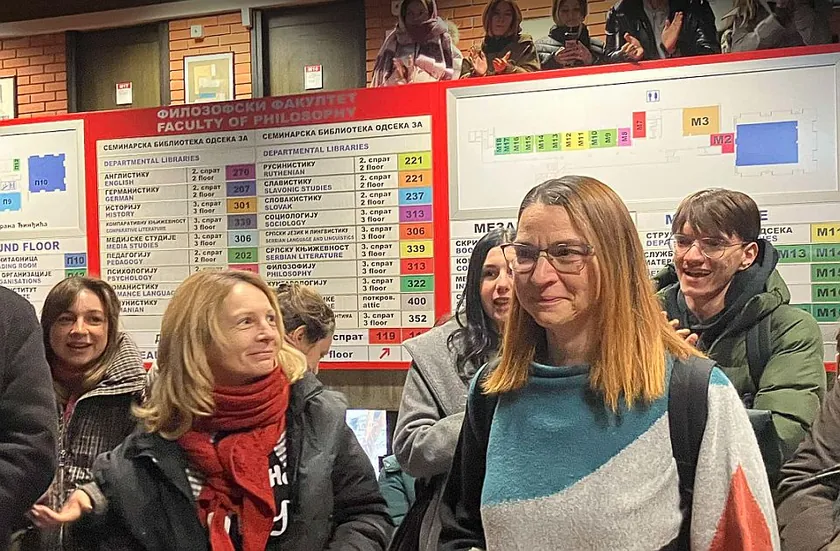 Evroposlanik Prebilič, Sırbistan'da akademik topluma yönelik baskıları vurguladı