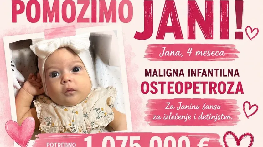 Dört aylık Jani için yardım toplanıyor.