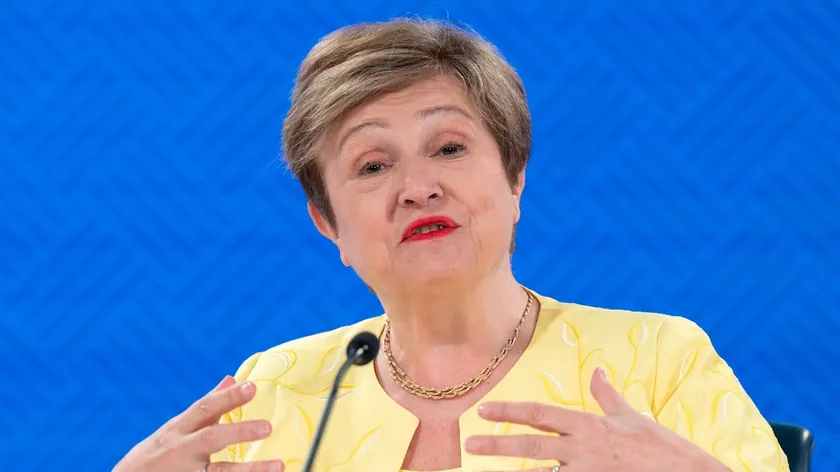Kristalina Georgijeva küresel borç yükünün artışına dikkat çekti.
